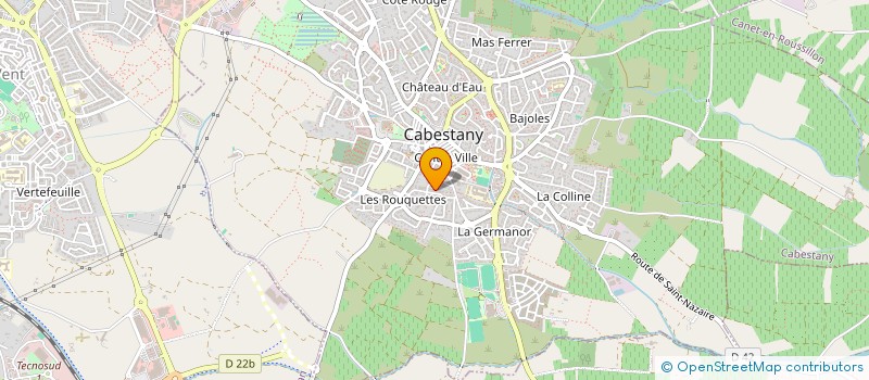 localisation de l'entreprise MONSIEUR BASTIEN LE MOAL à CABESTANY