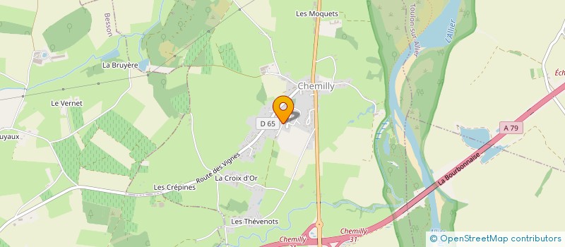 localisation de l'entreprise MONSIEUR BASTIEN LEBOURG  CHEMILLY