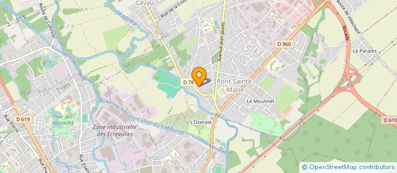 localisation de l'entreprise MONSIEUR BASTIEN LECHENE  PONT-SAINTE-MARIE