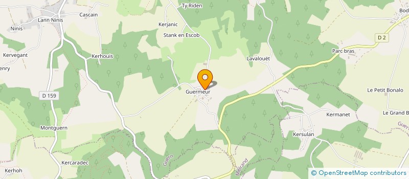 localisation de l'entreprise MONSIEUR BASTIEN LECOMTE  LA MOTTE