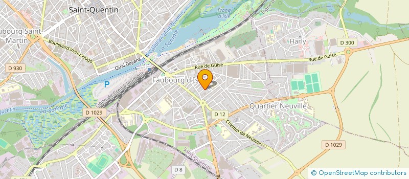 localisation de l'entreprise MONSIEUR BASTIEN LECONTE à SAINT-QUENTIN