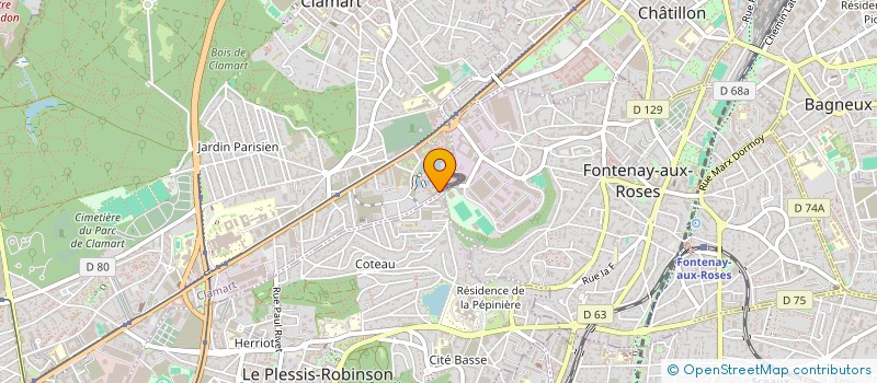 localisation de l'entreprise MONSIEUR BASTIEN LEDOUX à CLAMART