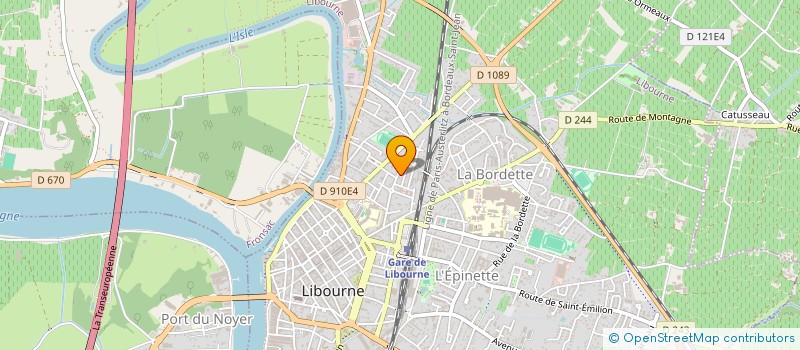 localisation de l'entreprise MONSIEUR BASTIEN LEFRANCOIS  LIBOURNE