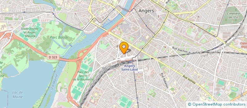 localisation de l'entreprise MONSIEUR BASTIEN LEGROS à ANGERS