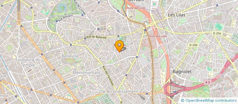 localisation de l'entreprise MONSIEUR BASTIEN LEPECHEUR  PARIS