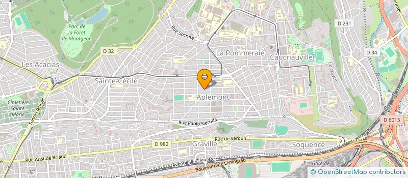 localisation de l'entreprise MONSIEUR BASTIEN LESAULNIER  LE HAVRE