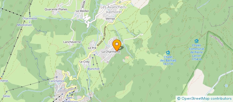 localisation de l'entreprise MONSIEUR BASTIEN LESUEUR ROCH à LES AVANCHERS-VALMOREL