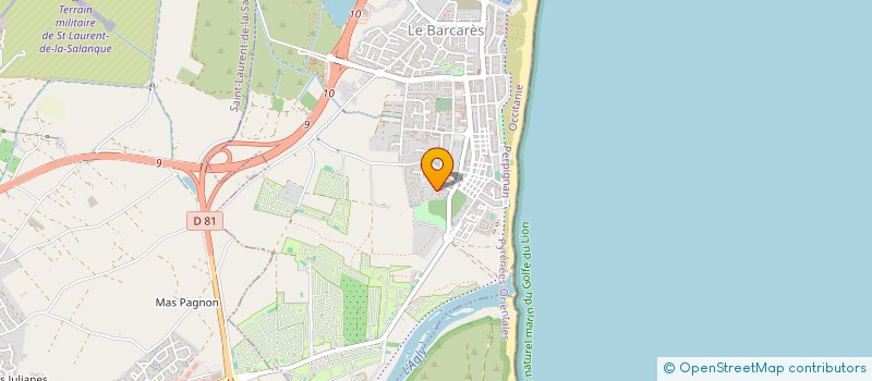 localisation de l'entreprise MONSIEUR BASTIEN LETOUSEY  SAINTE-MARIE-LA-MER