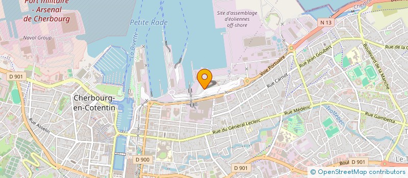 localisation de l'entreprise MONSIEUR BASTIEN LEYRONAS  CHERBOURG-EN-COTENTIN