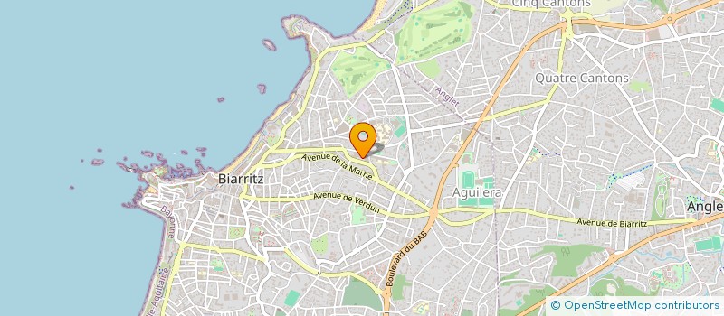 localisation de l'entreprise MONSIEUR BASTIEN LIAUDOIS à BIARRITZ