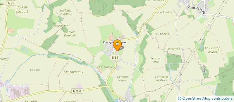 localisation de l'entreprise MONSIEUR BASTIEN LOFFROY  DIVES