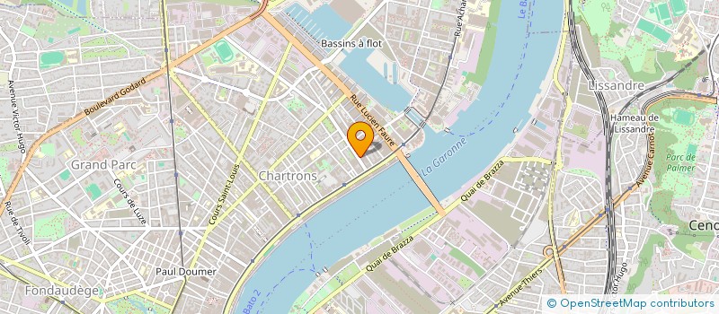 localisation de l'entreprise MONSIEUR BASTIEN LOIR  BORDEAUX