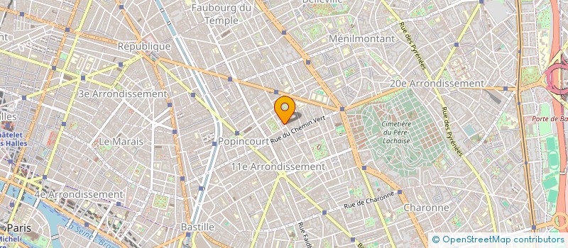 localisation de l'entreprise MONSIEUR BASTIEN LOISEAUX  PARIS