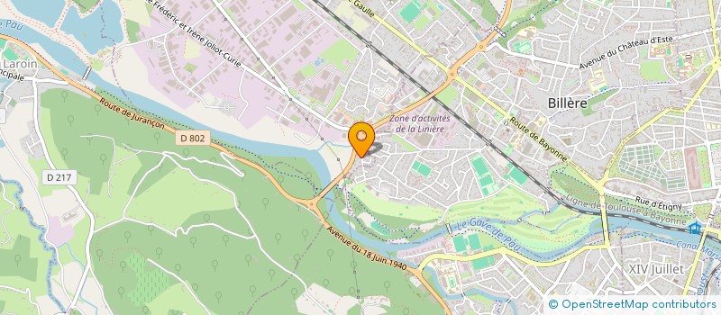 localisation de l'entreprise MONSIEUR BASTIEN LOPEZ  LONS