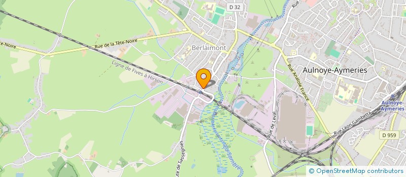 localisation de l'entreprise MONSIEUR BASTIEN LUCE  BERLAIMONT