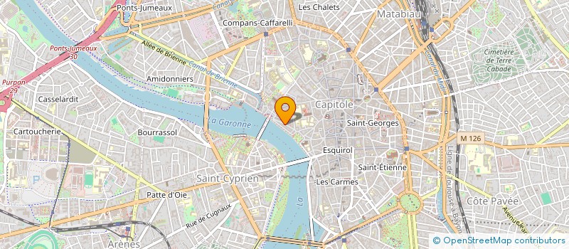 localisation de l'entreprise MONSIEUR BASTIEN M'BASSE  TOULOUSE