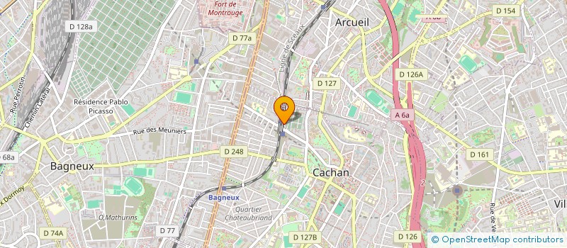 localisation de l'entreprise MONSIEUR BASTIEN MACE  CACHAN