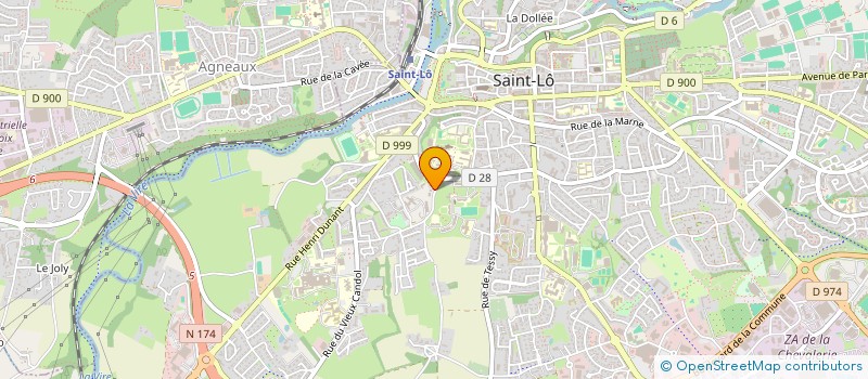 localisation de l'entreprise MONSIEUR BASTIEN MAIRE  SAINT-LO