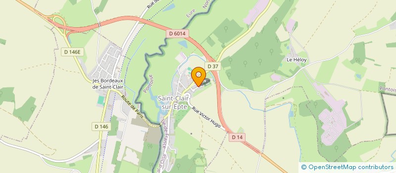 localisation de l'entreprise MONSIEUR BASTIEN MALLEMONT  SAINT-CLAIR-SUR-EPTE