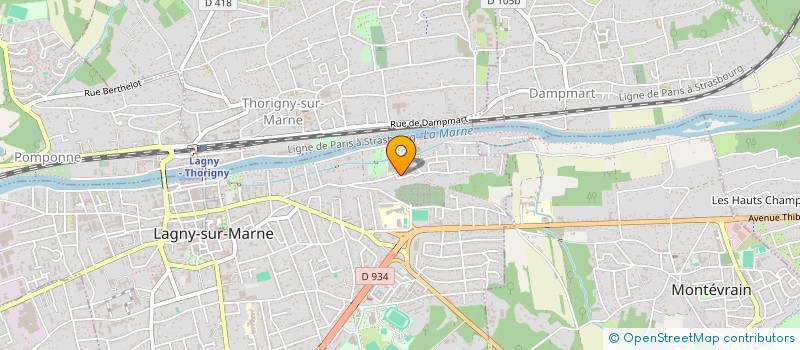 localisation de l'entreprise MONSIEUR BASTIEN MAMET  LAGNY-SUR-MARNE