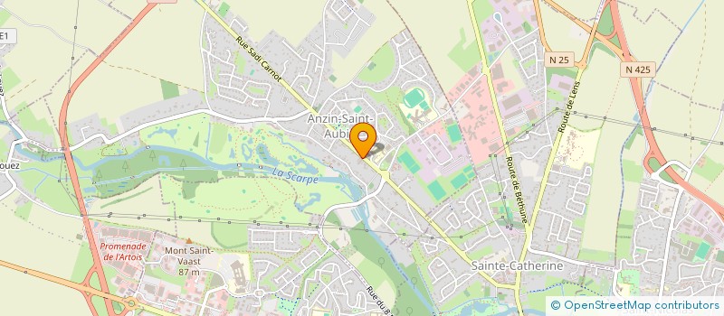 localisation de l'entreprise MONSIEUR BASTIEN MARANINCHI  ANZIN-SAINT-AUBIN