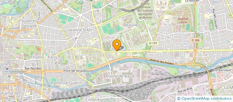 localisation de l'entreprise MONSIEUR BASTIEN MARCAIS  RENNES