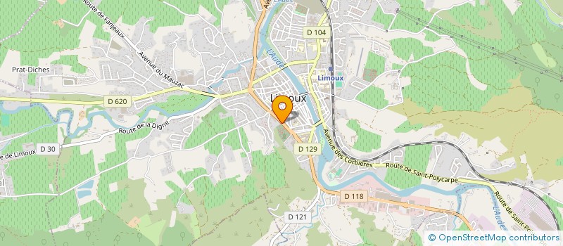 localisation de l'entreprise MONSIEUR BASTIEN MARCHIVE  LIMOUX