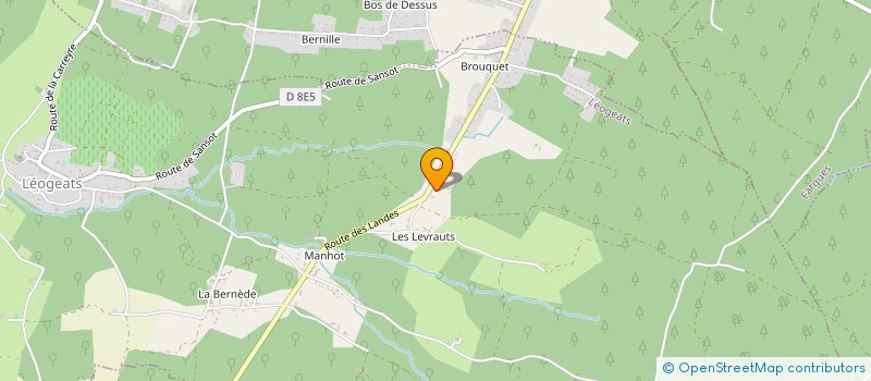 localisation de l'entreprise MONSIEUR BASTIEN MARMIER  LEOGEATS