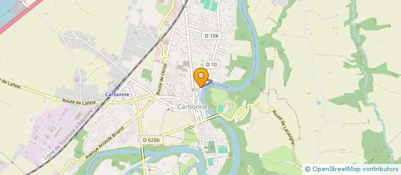 localisation de l'entreprise MONSIEUR BASTIEN MARTY  CARBONNE