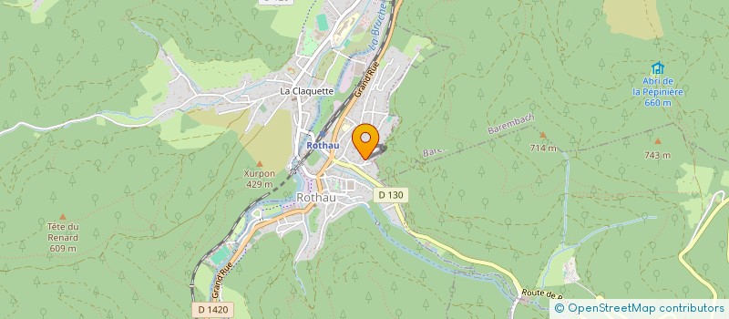 localisation de l'entreprise MONSIEUR BASTIEN MASSOT à ROTHAU