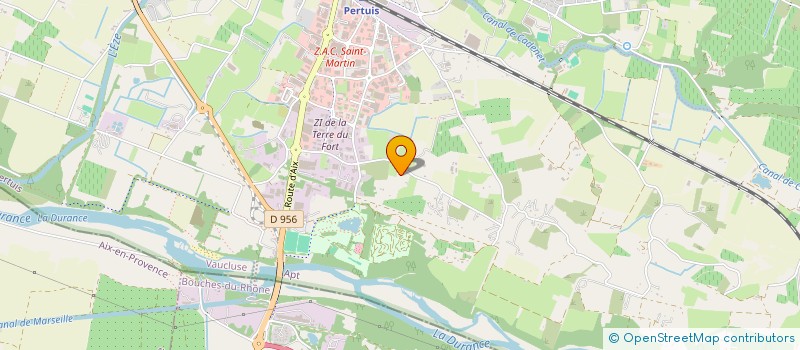 localisation de l'entreprise MONSIEUR BASTIEN MATHIS  PERTUIS