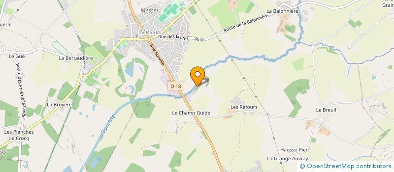 localisation de l'entreprise MONSIEUR BASTIEN MATIAS  SAINT-ANDRE-DE-MESSEI