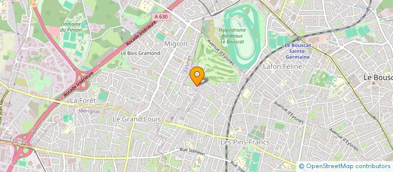 localisation de l'entreprise MONSIEUR BASTIEN MAURICE  BORDEAUX