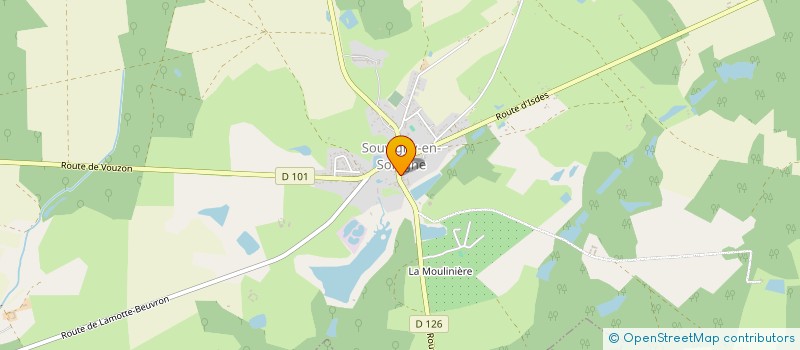 localisation de l'entreprise MONSIEUR BASTIEN MENANT  SOUVIGNY-EN-SOLOGNE