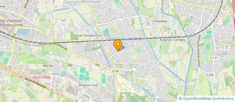 localisation de l'entreprise MONSIEUR BASTIEN MENDES  AVIGNON