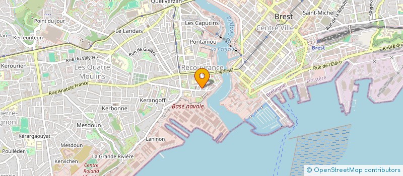 localisation de l'entreprise MONSIEUR BASTIEN MERCIER à BREST