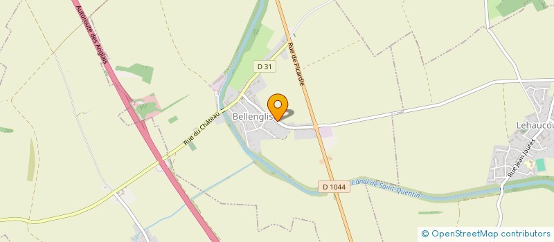 localisation de l'entreprise MONSIEUR BASTIEN MERLIN  BELLENGLISE