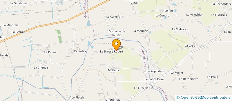 localisation de l'entreprise MONSIEUR BASTIEN MICHEL  LA NOE-BLANCHE