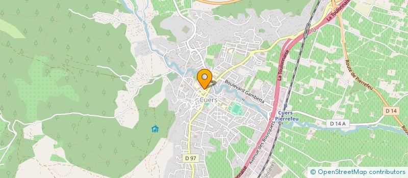 localisation de l'entreprise MONSIEUR BASTIEN MILLO  CUERS