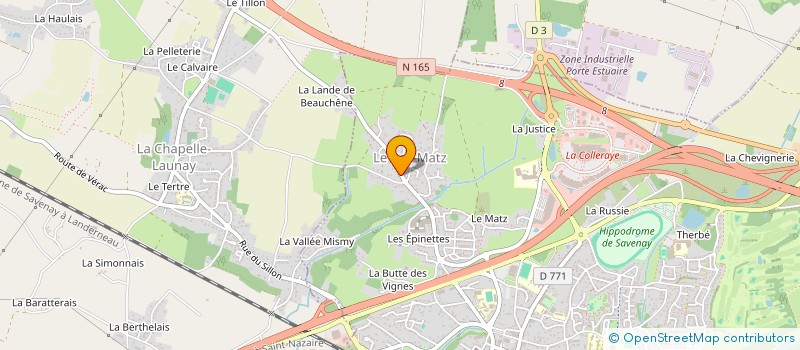 localisation de l'entreprise MONSIEUR BASTIEN MILLOT à SAVENAY