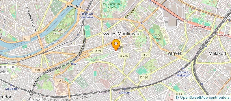 localisation de l'entreprise MONSIEUR BASTIEN MIRANDEL à ISSY-LES-MOULINEAUX