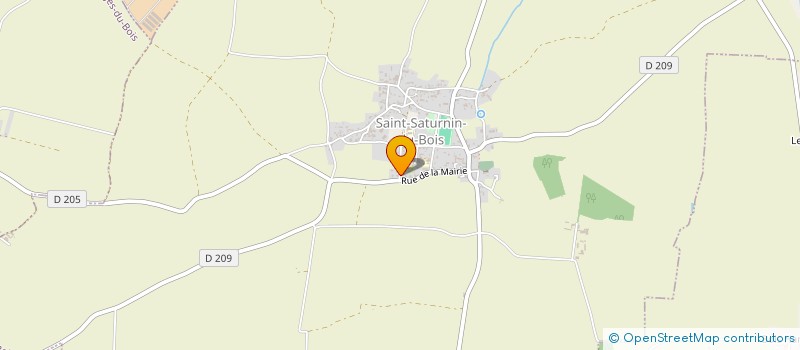 localisation de l'entreprise MONSIEUR BASTIEN MOINE  SAINT-SATURNIN-DU-BOIS