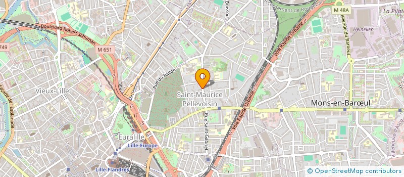 localisation de l'entreprise MONSIEUR BASTIEN MOIROUX  LILLE