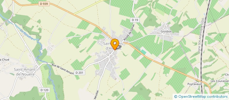 localisation de l'entreprise MONSIEUR BASTIEN MONFROY à SAINT-GENIS-D'HIERSAC