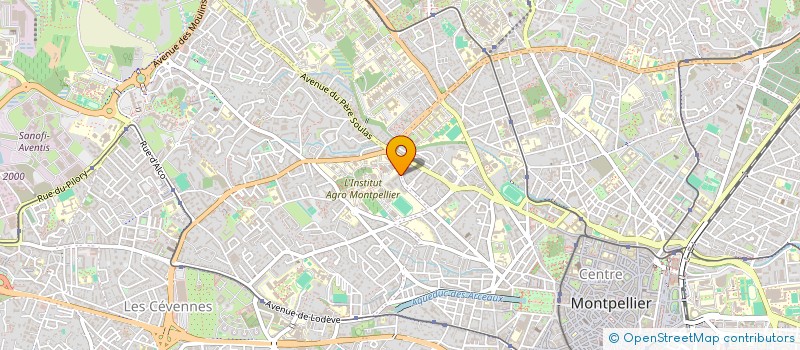 localisation de l'entreprise MONSIEUR BASTIEN MONJAUX  MONTPELLIER