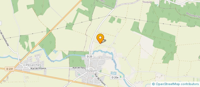 localisation de l'entreprise MONSIEUR BASTIEN MOREAU  TOUQUIN