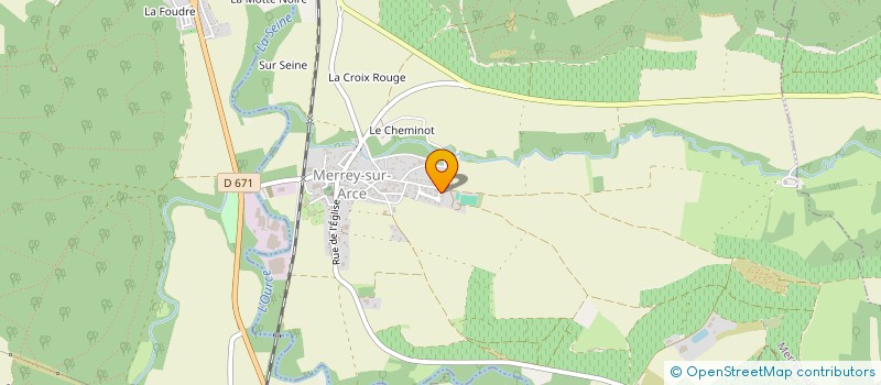 localisation de l'entreprise MONSIEUR BASTIEN MOROT  MERREY-SUR-ARCE