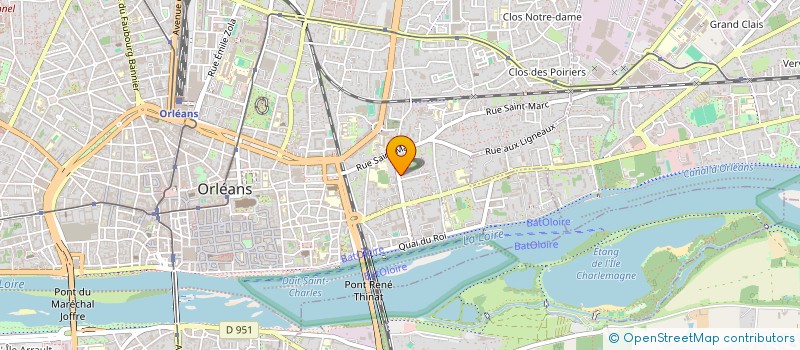 localisation de l'entreprise MONSIEUR BASTIEN MOUQUET à ORLEANS