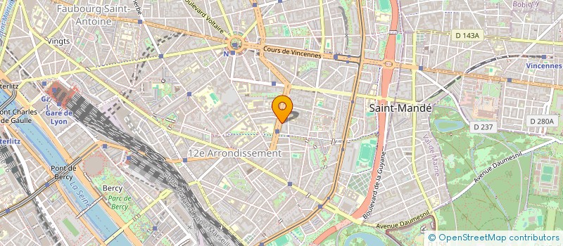 localisation de l'entreprise MONSIEUR BASTIEN MOUREAU  PARIS