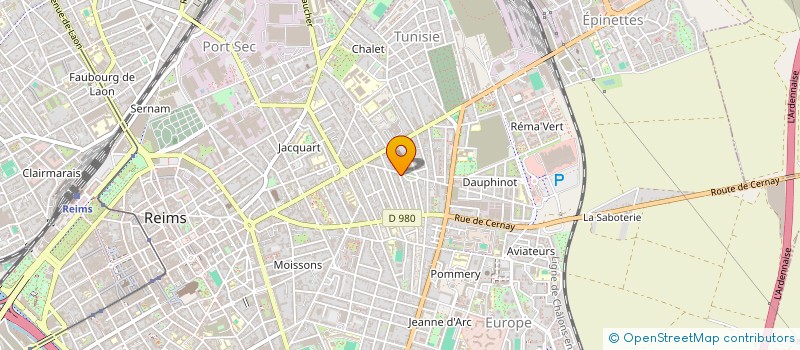 localisation de l'entreprise MONSIEUR BASTIEN MOUROU  REIMS